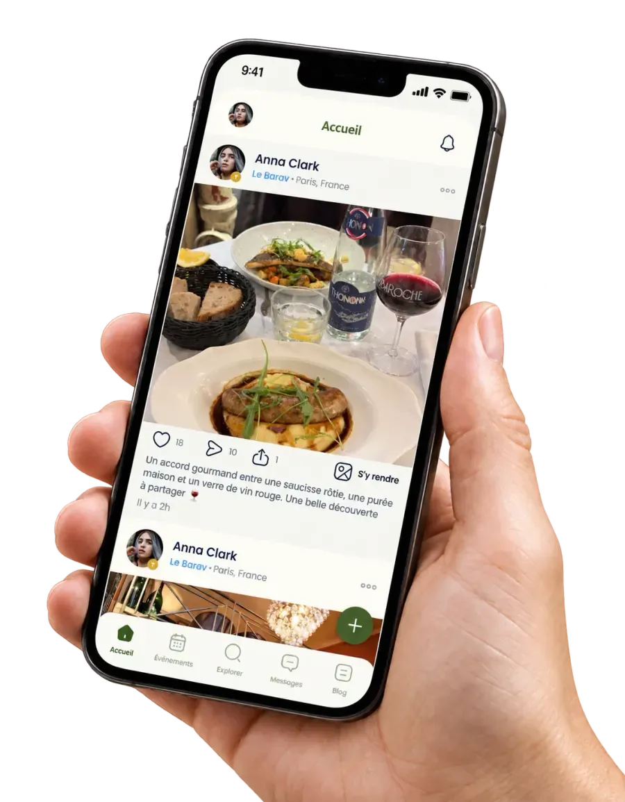 Feed WineShare avec une dégustation partagée